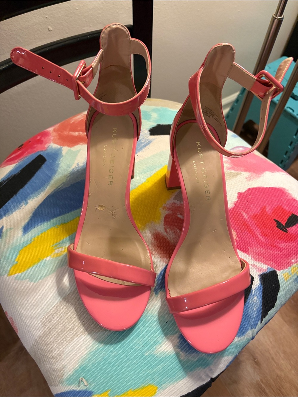 Kurt Geiger London pink heels